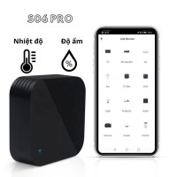 Bộ điều khiển Tivi Máy lạnh Quạt hồng ngoại Tuya Wifi có báo nhiệt độ, độ ẩm