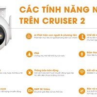 Camera IP Wifi IMOU Cruiser 2 IPC-GS7EP-5M0WE 5MP Xoay Ngoài trời Chính hãng