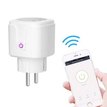 Ổ cắm wifi đo điện tiêu thụ tròn