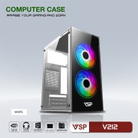 Case VSP V212 White (270x168x350mm, Hông + Mặt trước kính cường lực,