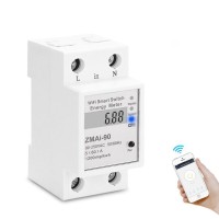 Công tơ điện tử 60A BậtTắt nguồn Wifi Tuya